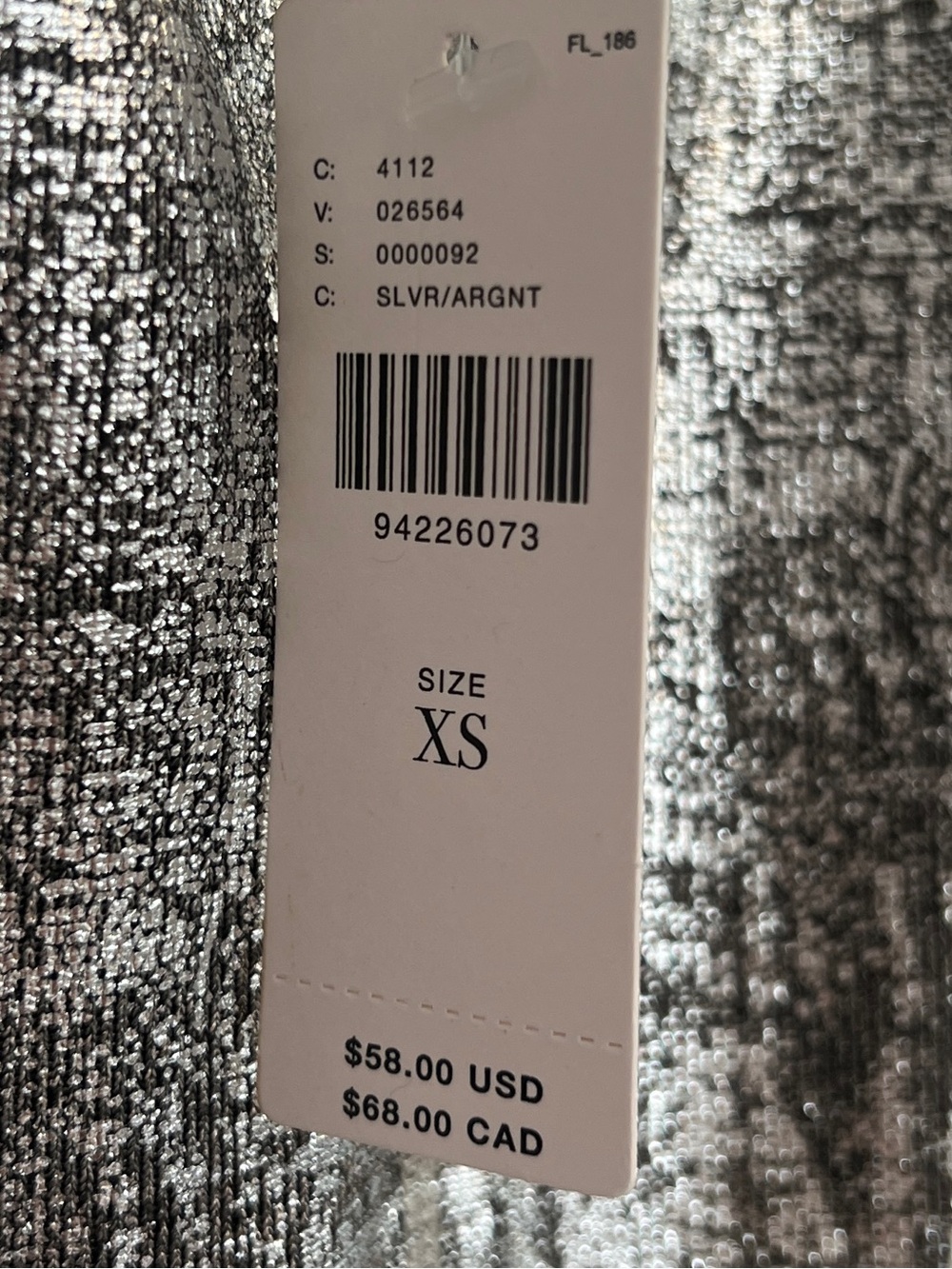 ANTHROPOLOGIE PILCRO Women's Silver Metallic Mock Neck Cap Sleeve Top Size XS - Picture 5 of 5